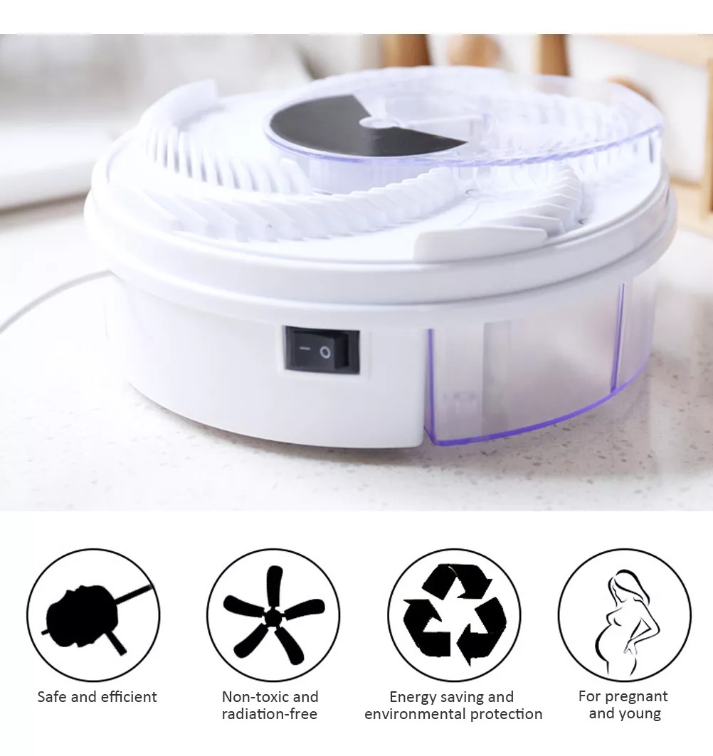 Miniatura 4 de Trampa Automática Para Moscas Recargable